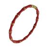 Gold Bamboo Pattern Women's Bracelet with Colored Epoxy Resin