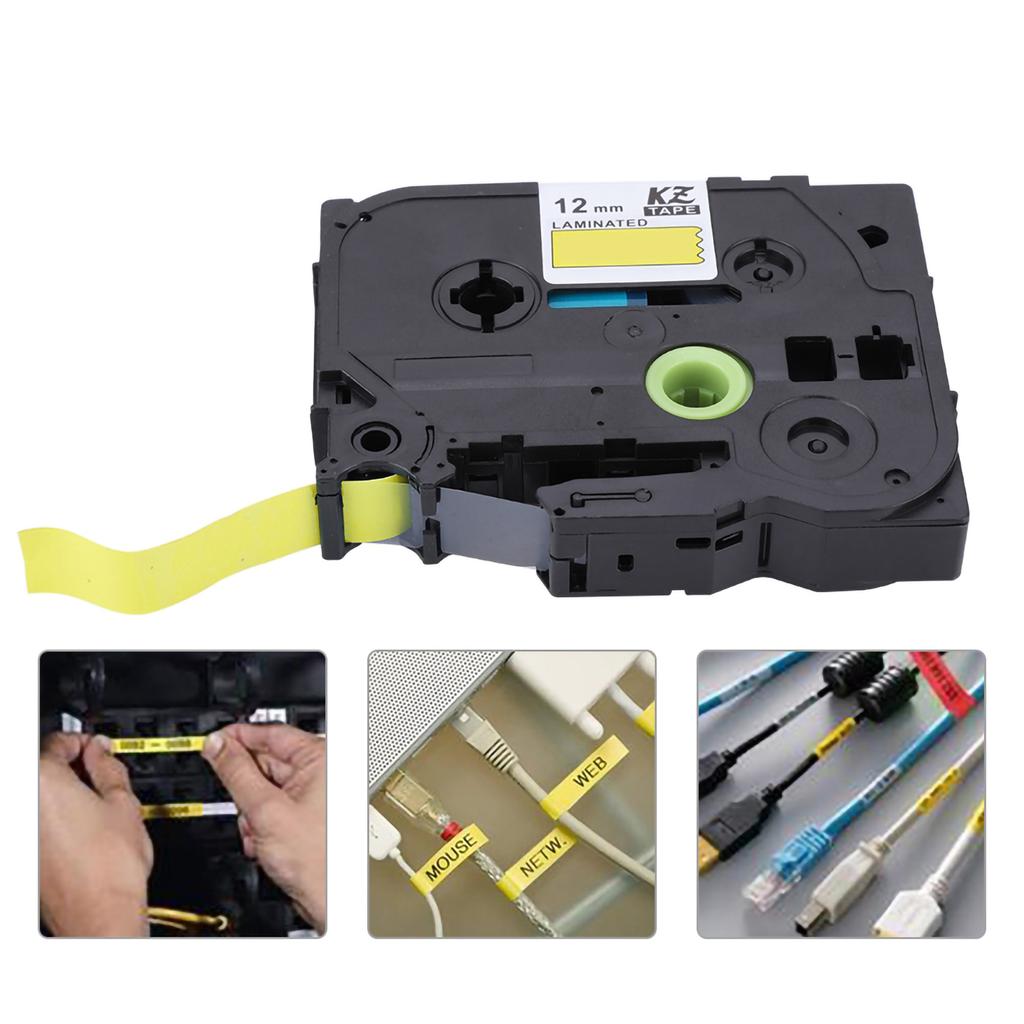 6 Colors KZE 231 431 531 631 731 Compatible Label Tape for P Touch 12mm