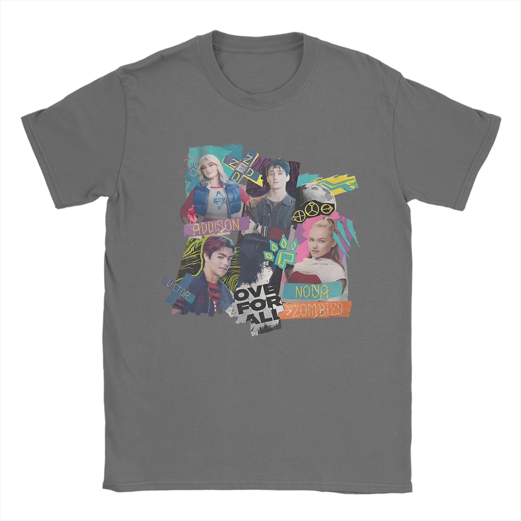 

Zombies 4 Dawn of the Vampires Men s T Shirts 2025 Movie Novelty Tees Short Sleeve O Neck T-Shirt Cotton Printing merchandise 4XL