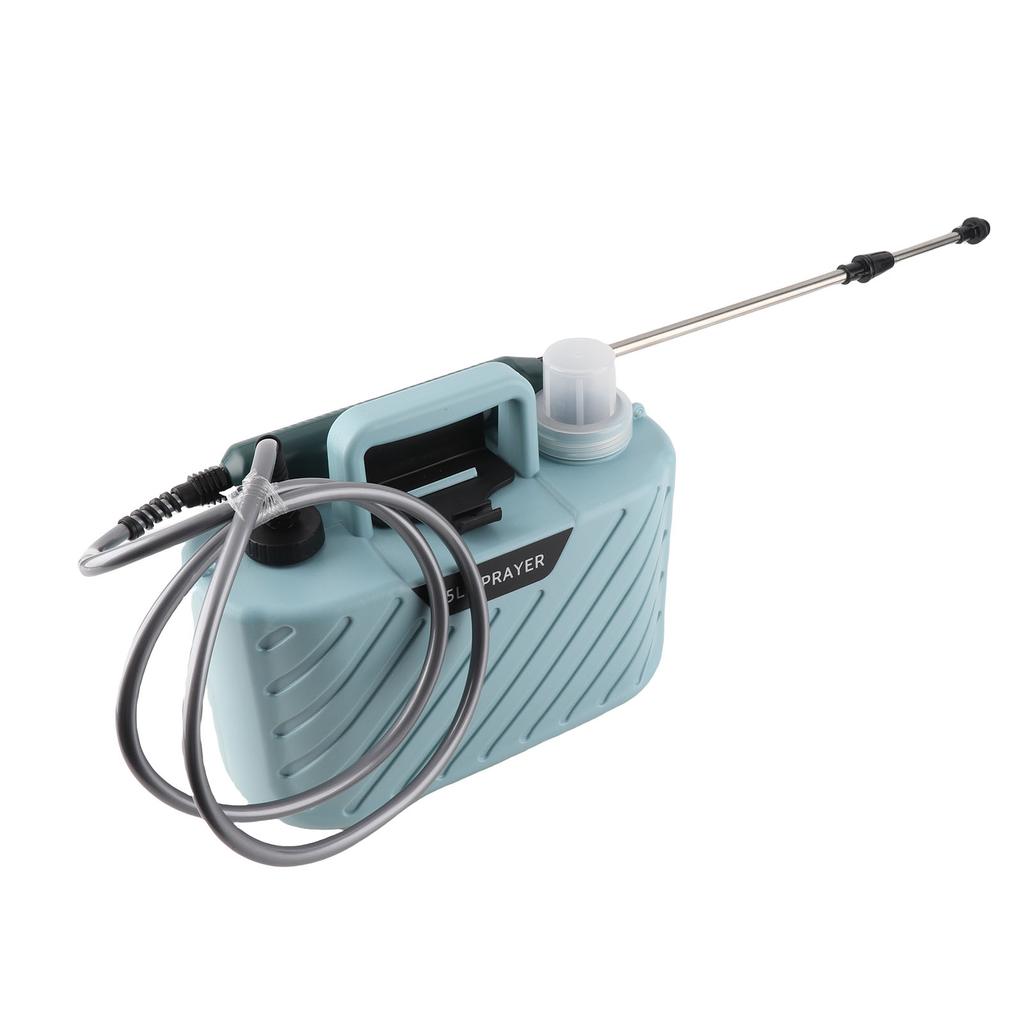 Electric Plant Sprayer Battery Powered 5L with 3 Nozzles Retractable Wand   Shoudler Strap Garden Sprayer for Lawn
