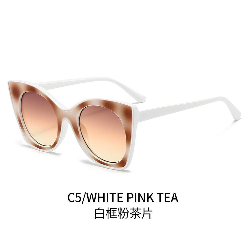 Cool party autumn new cat eye sunglasses, European and American personality trend Internet celebrity ins glasses hot sunglasses women