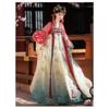 Women's Tang Dynasty Hanfu Set, Exquisite Embroidery Ruqun Skirt & Cardigan, Elegant Fairy Tale Daily Outfit
