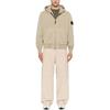 STONE ISLAND Kapuzenpullover mit Reißverschluss und Logo-Aufnäher, Langarm, Herren sweatshirt K2S156100017S0184-V019A
