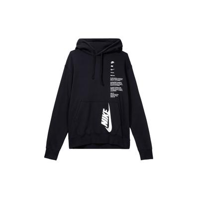 Nike Club Fleece Mikina s klokaní kapsou a potiskem loga Pánské Topy Černá DQ5153-010
