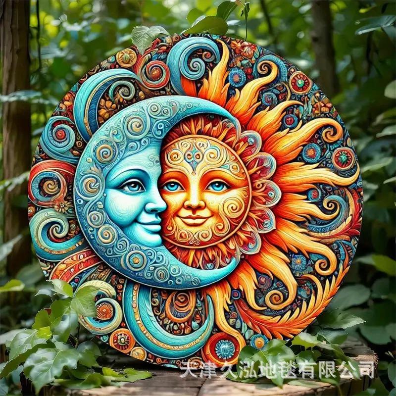 Circular Carpet Living Room Carpet Dirt Resistant Coffee Table Mat Anti Slip Hanging Basket Chair Mat
