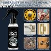 Rust Remover for Car Paint Iron Spray Cars, Wheels Brake Dust, Particle 120ml Metal Cleaner Auto Paint, Fast Dissolve Stain Wheel
