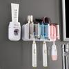 Toothbrush Holder with Cups and Dispenser
