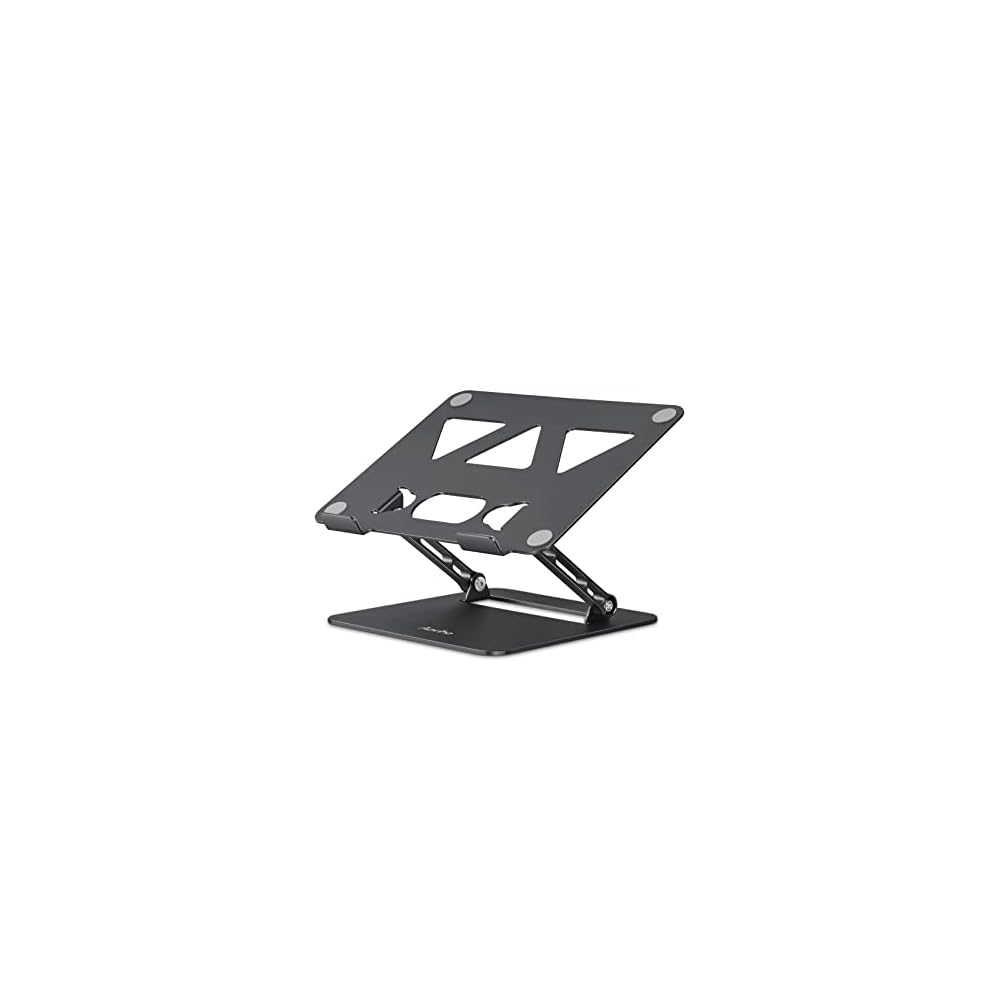 Aoviho Foldable Aluminum Laptop Stand, Black