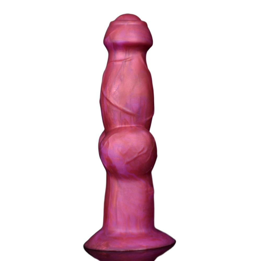 Realistic Dog Dildo - Extra Large Silicone Animal Penis Sex Toy for Adults - Lifelike Texture - Safe & Body-Friendly