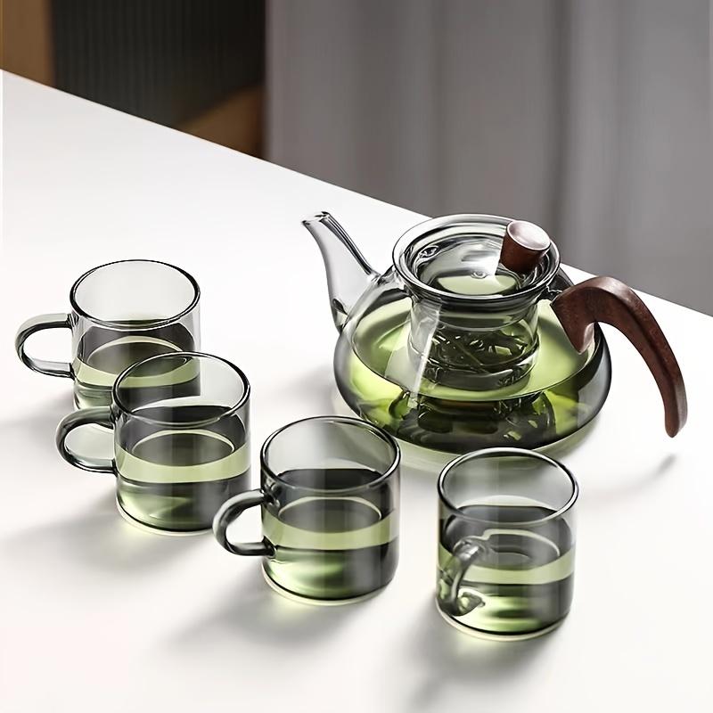 Elegant & Versatile Glass Teapot with Integrated Filter - Ideal for Every Tea Lover Perfect for Home & Office Use