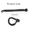 Synthetic Fiber Soft Shackle for Vehicle Recovery Road Towing Ropes Car Trailer Pull Rope with Protective Sleeve