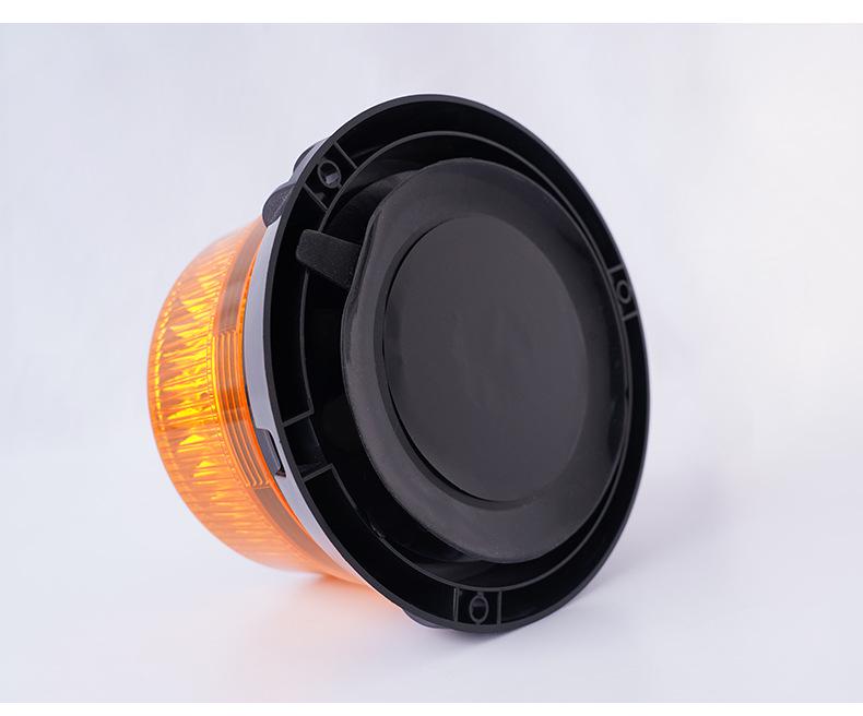 LED Magnetic Strobe Warning Light for Vehicles - Yellow Roof Signal Light for Cars, Trucks, and Forklifts