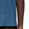 adidas HIIT T Shirts Men's Dark Blue Crew Neck Moderate Straight Fit HU0112