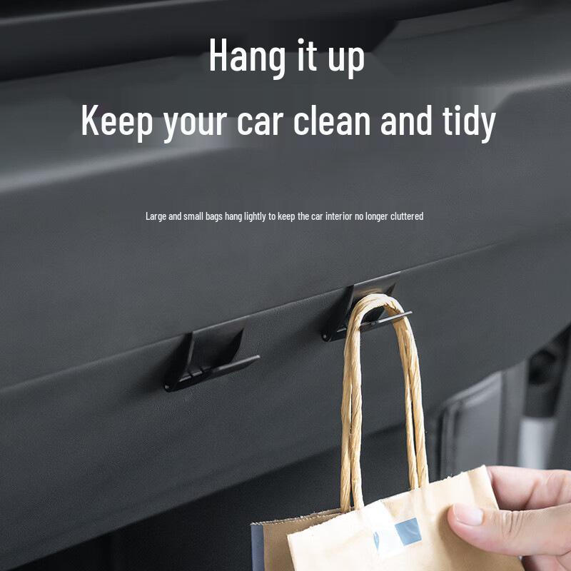 Compatible Glove Box Hook, Front Passenger Storage, and Vehicle Clip for Tesla Model Y