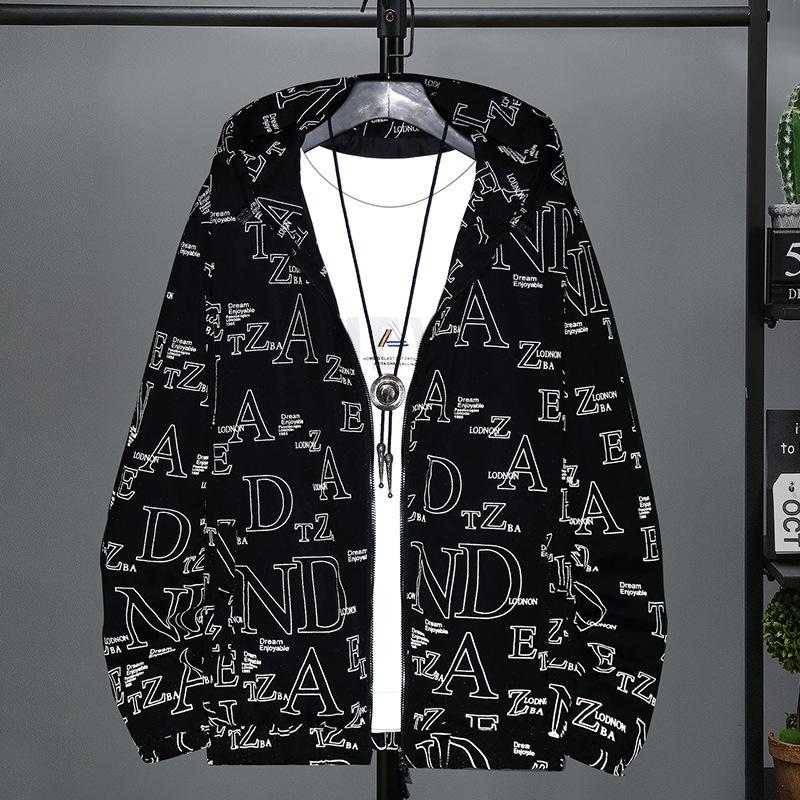 Autumn 2021 Trendy Plus Size Men's Jacket - Versatile Fashion, Fits Up to 300 Jin