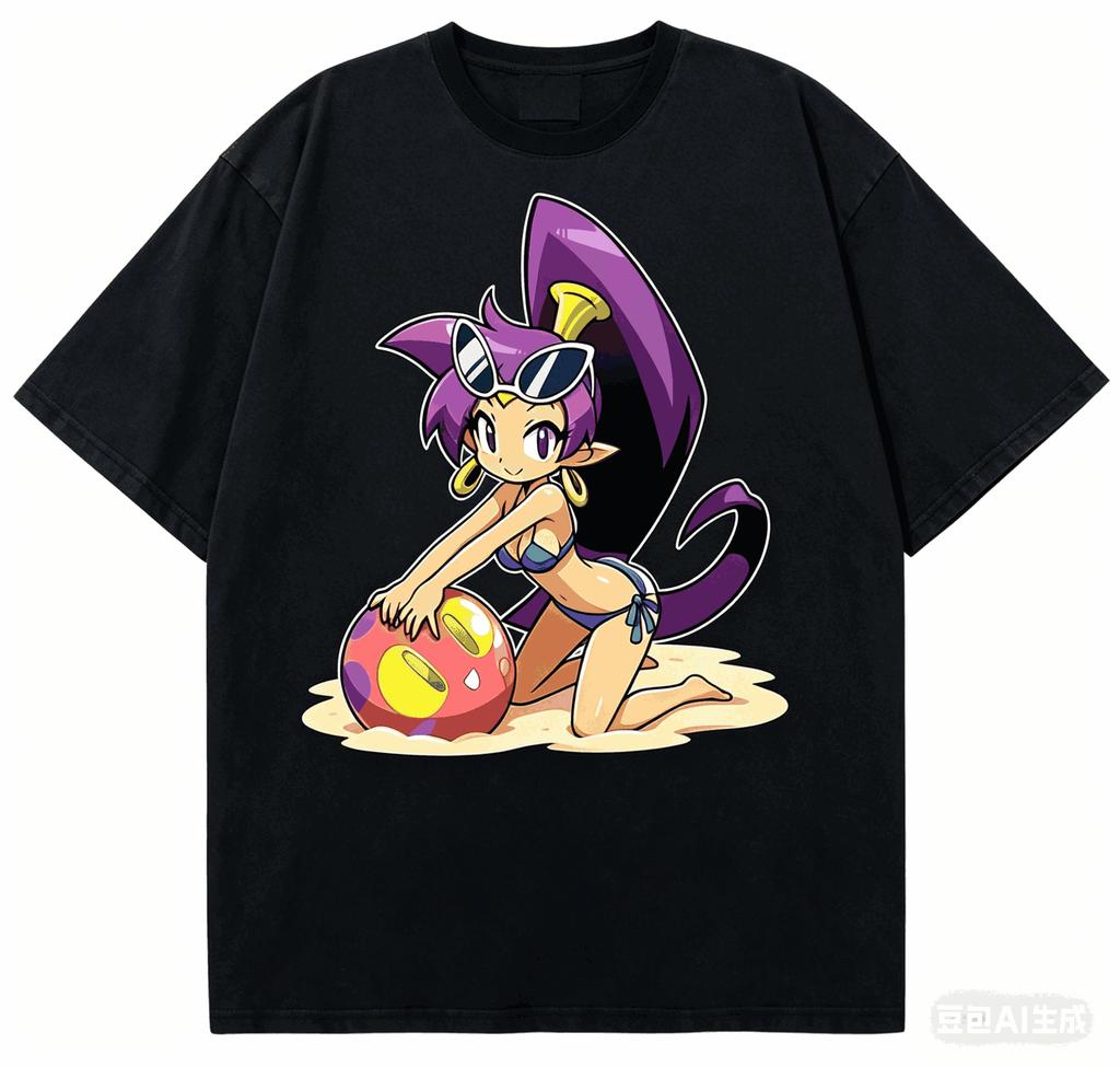 Shantae HalfGenie Hero Cotton TShirt 2026 NewModel Shirt Personality Clothes Year Round Clothing Short Streetwear Trendy Soft