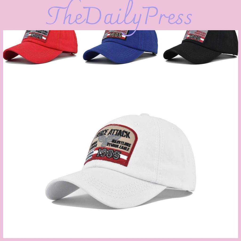 Vintage Cap Baseball Embroidered Duck Tongue Hat 1985 For Outdoor Activities Cap