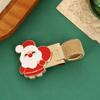 Christmas Pen Clip Metal Bookmark New Pencil Holder  Stationery Supplies