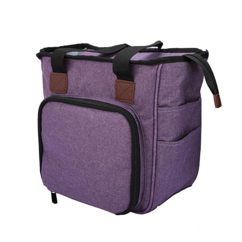 Portable Knitting Bag Wool Yarn Crochet Hooks Storage Bags Sewing Needles Organizer Sewing Knitting Storage Bag Pouch