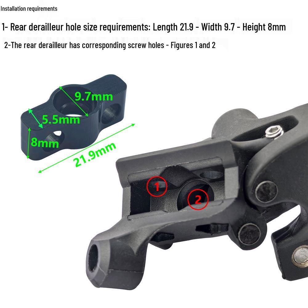 Xiaobu Guo Folding Bike Frame with Rear Derailleur Converter