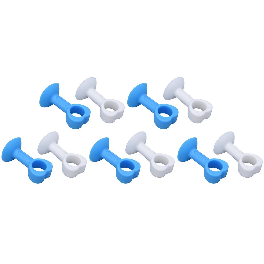 10Pcs Washer Door Prop Soft Durable Rubber Suction Cup Design Keey Dryness Air Circulation Washing