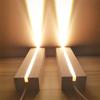 LED Holz Display Basis LED Lampen Rechteck Acryl Lichtplatte Basis USB Lade Lampe Ständer Dekoration für Schlafzimmer Wohnzimmer