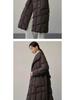 Yu Yan Women's 2025 High-End Long Goose Down Winter Coat - Elegant, Thick, and Stylish