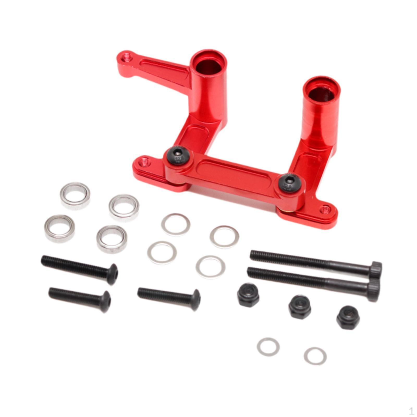 

RC Car Steering Assembly 2WD Parts Stylish Metal Accessories Components
