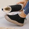 Women's padded plus size winter warm snow boots padded lining waterproof ankle boots non-slip outdoor hiking mountaineering sports boots