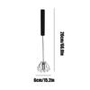 Kitchen Whisk Stainless Steel Egg Whisk Mixer Stirrer Milk Frother Handheld Beating Whisking Tools For Coffee Milk Baking