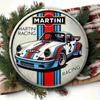 Vintage Martini Metal Tin Sign Durable Aluminum Art for Garden Porch Balcony Wall Decor