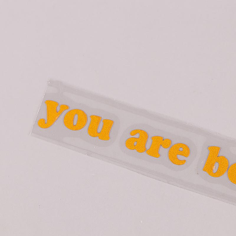 Car Stickers You Are Beautiful Interior Decoration Rear View Mirror Stickers Creative Sport Pvc Vinyl Decals