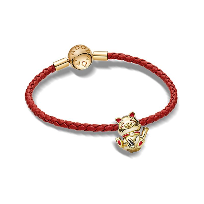 Pandora Lucky Rabbit Linmen Weaving Bracelet Women's Style zt2583