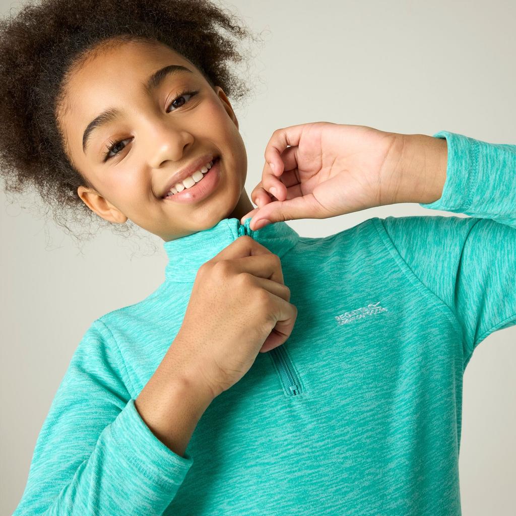 Regatta Childrens/Kids Hot Shot Quarter Zip Fleece Top