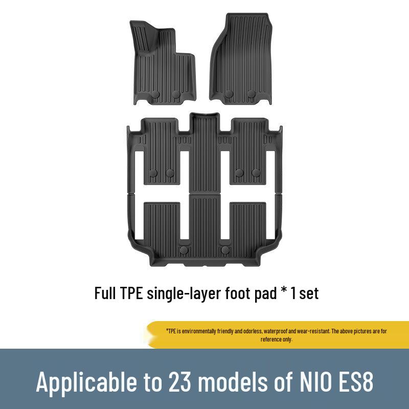 Nio ES8 (2023-2026) TPE Mats: Floor, Trunk Liner, & Seat Back Protector