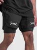 Men's Quick-Dry Multi-Pocket Two-in-One Summer Shorts 
