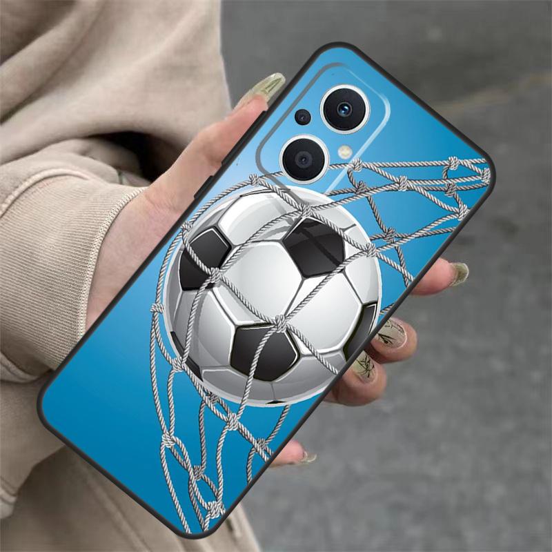 Football Soccer Ball Case For OPPO Reno 7 8 Lite 6 5 4 11F 10 Pro 8T 5Z 4Z OPPO Find X6 Pro X2 Neo X3 X5 Lite