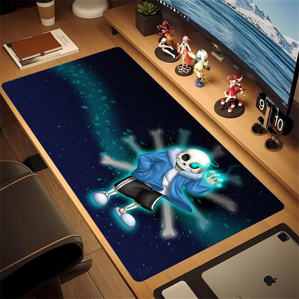 Tappetino per Mouse Gioco Undertale Sans Frisk Tastiera Tappetino Mouse Grande Computer Laptop Antiscivolo Tappetino Scrivania Tastiera Gomma Naturale Tappetino Mouse