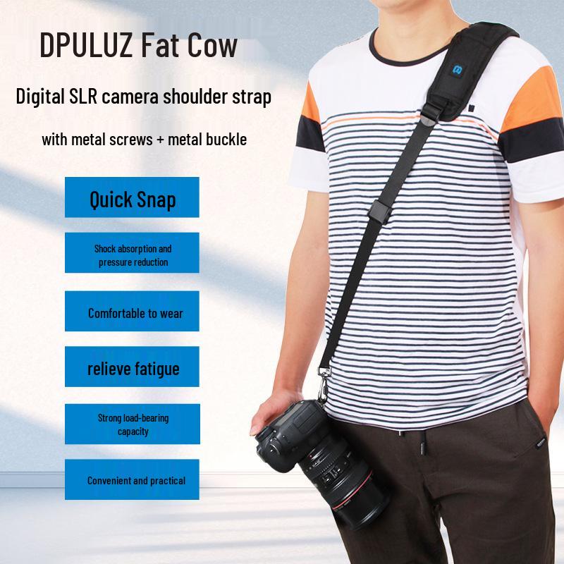 

PULUZ Quick Shooter DSLR Camera Shock Absorption Single Shoulder Strap Sling Universal