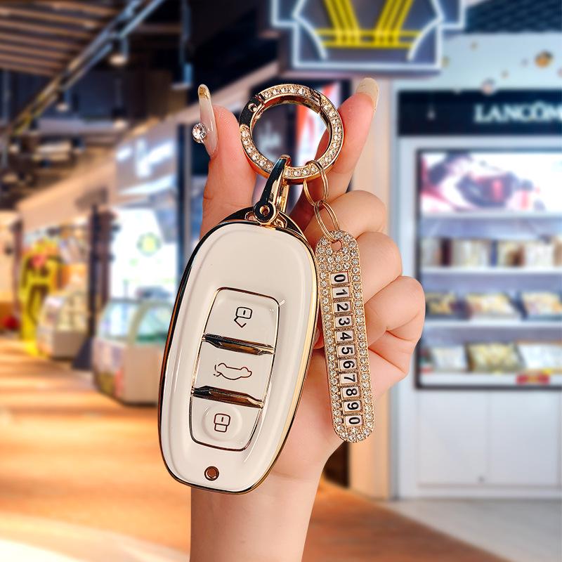 FAW Hongqi H7 Key Cover, EQM5 EHS3 Remote Key Protection Case