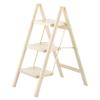 Stepladder, 3 Tiers,  Foldable, Aluminum, Ladder, Load Capacity 330.7 Lbs