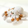 Spider Plush Toy 30/50cm Soft Stuffed Animal Red Nose Big Eyes Simulation Spider Doll Novelty Gift for Kids Adults