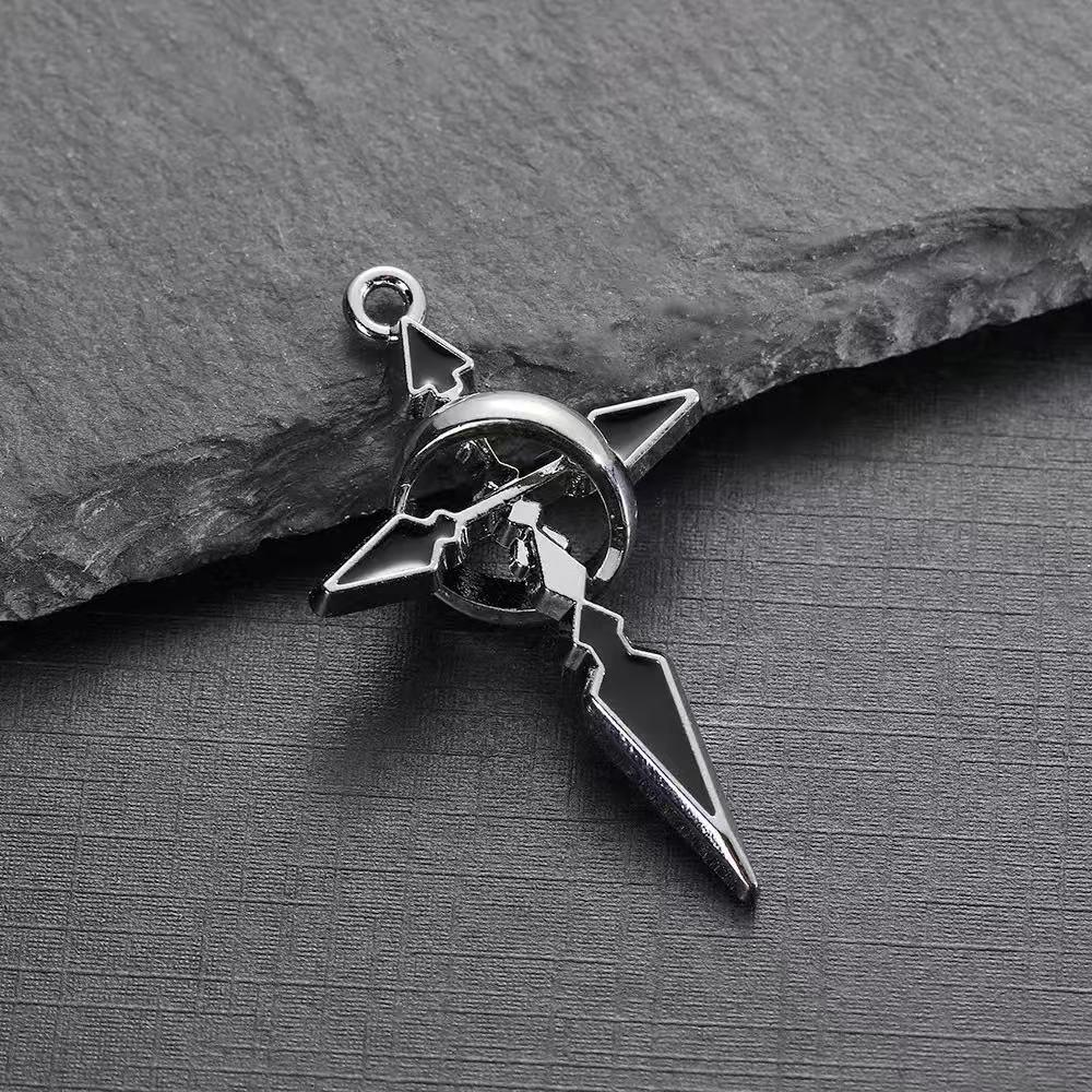 Abalorios de Cruz de Aleación y Accesorios para Llaveros para Joyería DIY