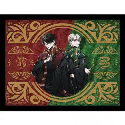 Harry Potter: Wizard Dynasty Harry VS Draco innrammet plakat