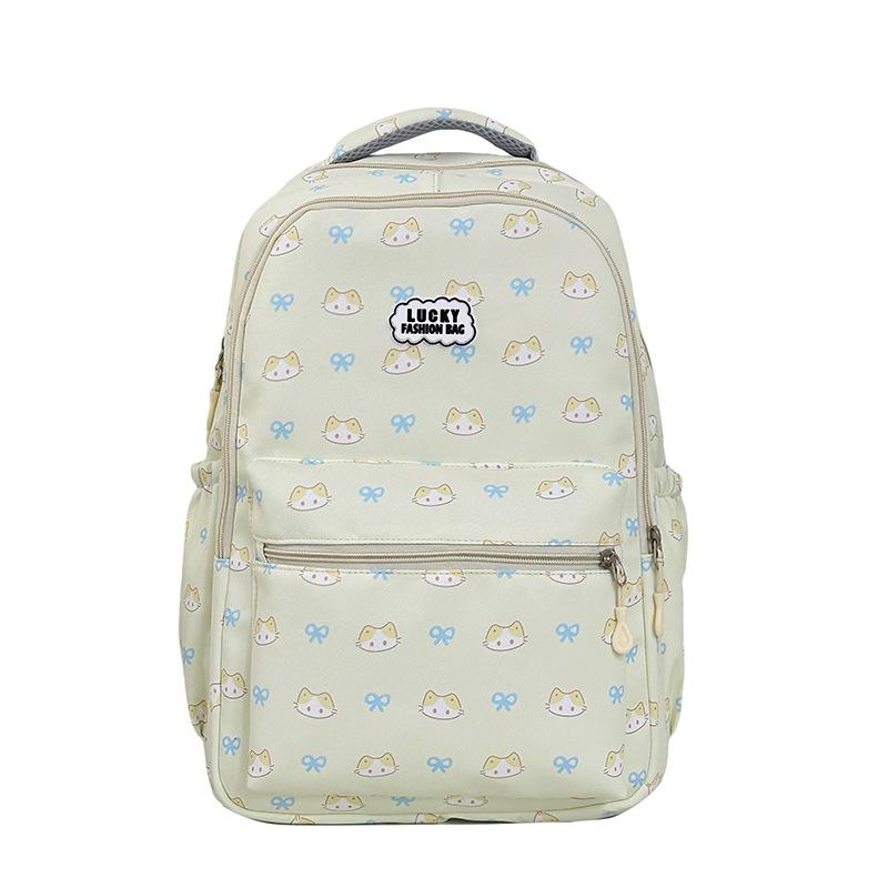 Schoolbag cute cartoon schoolbag junior high school girls high value ins large capacity simple lightweight backpack primary school backpack