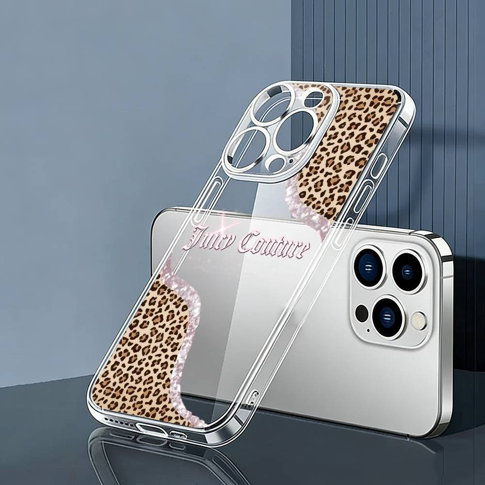 J-Juicy JC-ES C-CoutureS Printed Phone Case For iPhone 17 16 15 14 13 12 11 Mini Pro Max Plus Transparent Cover iPhone12PRO
