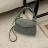 Retro Street Style Pu Small Crossbody Bag With Top Flap Closure For Fall And Winter
