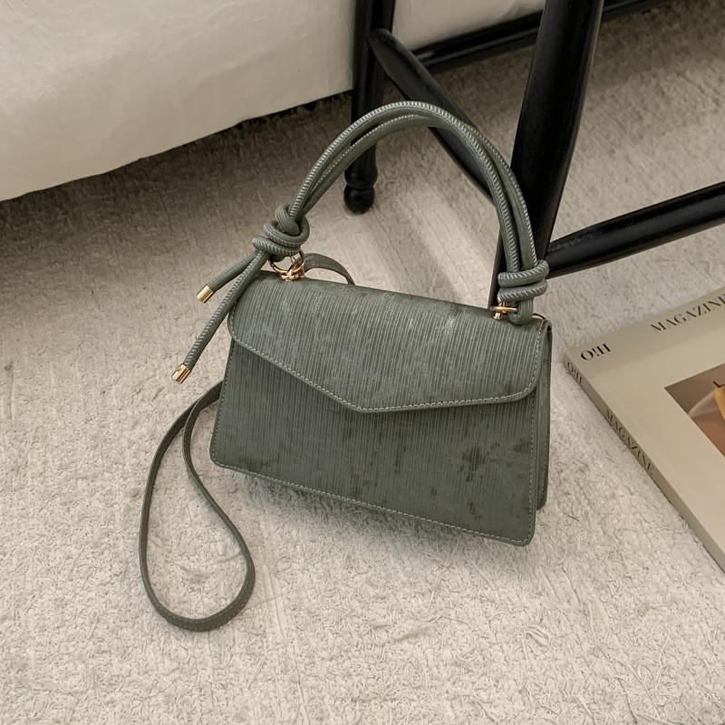 Retro Street Style Pu Small Crossbody Bag With Top Flap Closure For Fall And Winter