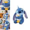 Entzückendes Stitch Plüschtier mit Ente Weiche PP-Baumwolle Gefüllte Puppe Für Kinder Und Freundinnen Geburtstagsgeschenke