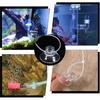 15pcs Clear Silicone Suction Cups for Aquariums with Zip Ties Aquarium Suction Cups for Tubing Fish Tank Plant Holder Binding Fish Tank Rubber